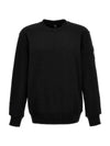 Logo Plaque Crew Neck Sweatshirt Black - MOOSE KNUCKLES - BALAAN 4