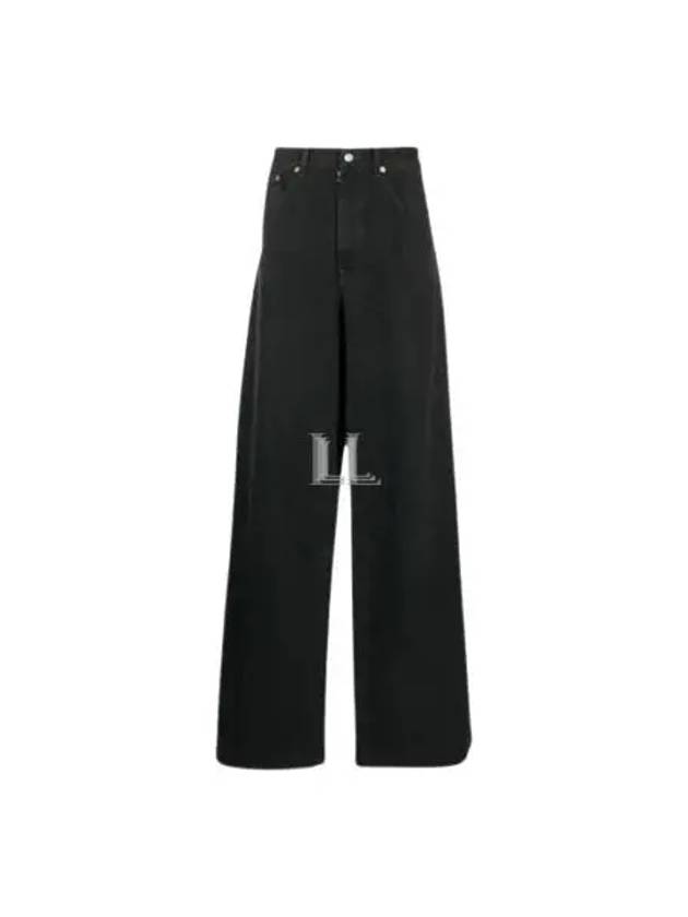 Denim Cotton Wide Jeans Black - MAISON MARGIELA - BALAAN 2