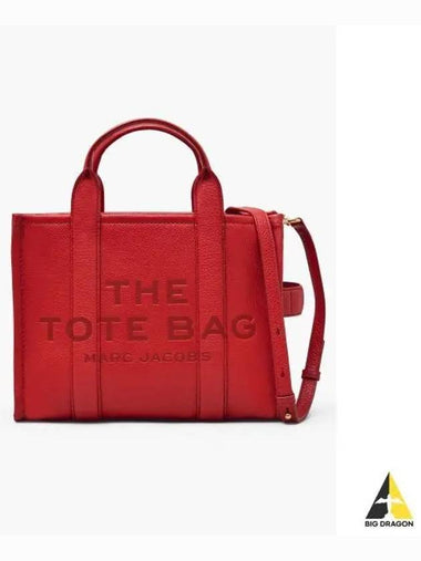 Leather The Medium Tote True Red MBBAW24009REX - MARC JACOBS - BALAAN 1