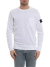 Logo Patch Pocket Knit Top White - STONE ISLAND - BALAAN 4