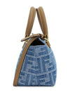 By The Way FF ​​Logo Denim Mini Tote Bag Light Blue - FENDI - BALAAN 3