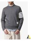 4 Bar Loopback Jersey Sweatshirt Dark Grey - THOM BROWNE - BALAAN 2