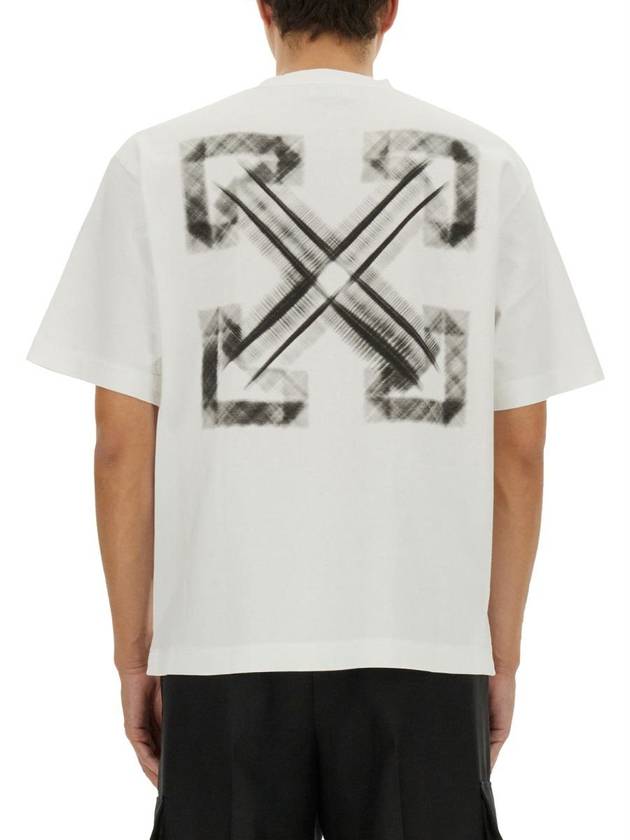 Off-White T-Shirt With Logo - OFF WHITE - BALAAN 3