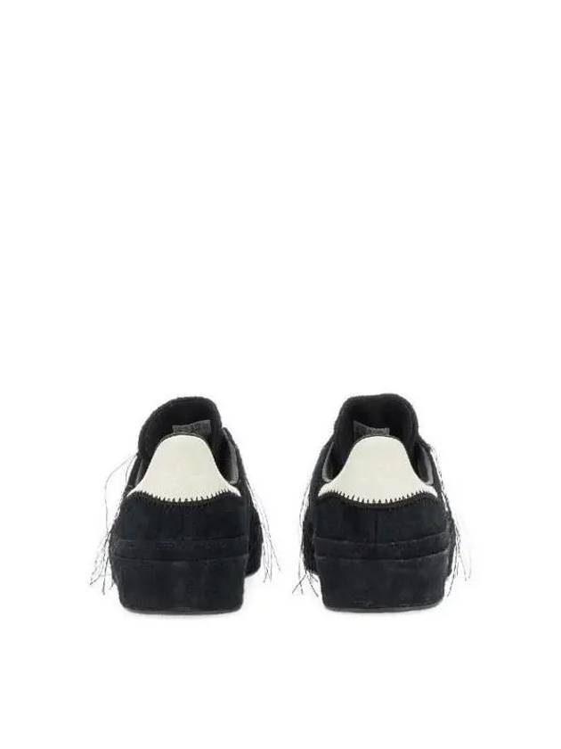 Gazelle Suede Low Top Sneakers Black - Y-3 - BALAAN 4