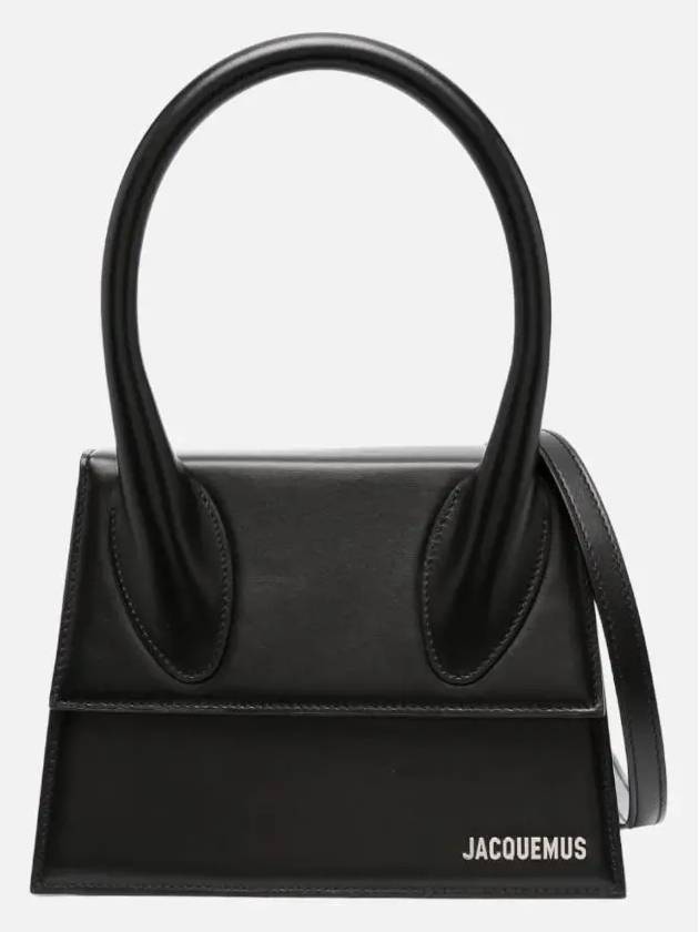 Le Grand Chiquito Large Tote Bag Black Silver - JACQUEMUS - BALAAN 4