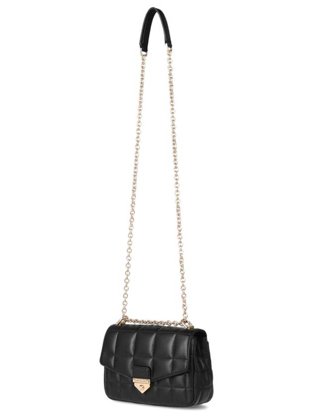 Soho Small Quilted Shoulder Bag Black - MICHAEL KORS - BALAAN.