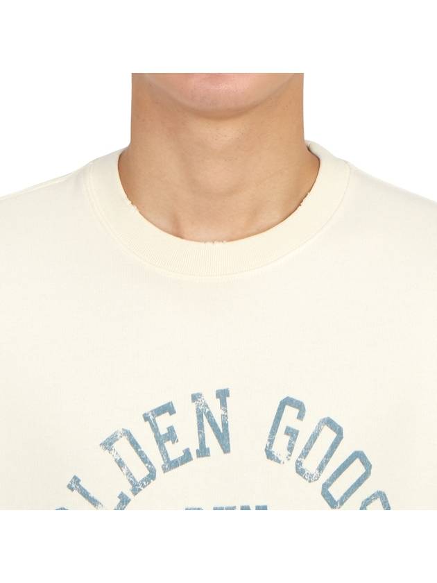 Cotton Journey Sweatshirt Ivory - GOLDEN GOOSE - BALAAN 9