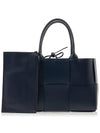 Arco Intrecciato Small Tote Bag Black - BOTTEGA VENETA - BALAAN 2