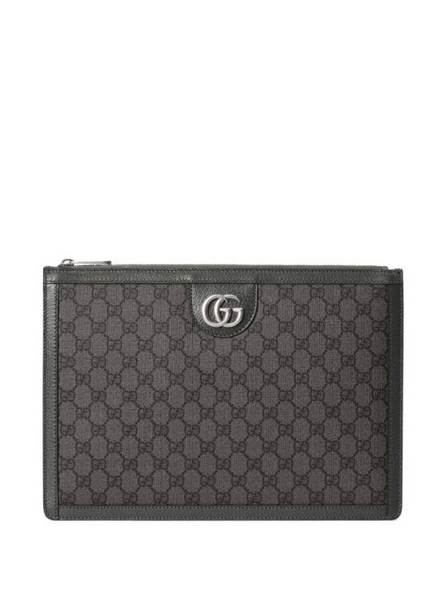 Ophidia Portfolio Clutch Bag Grey - GUCCI - BALAAN 2