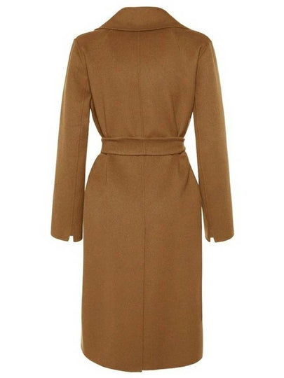 Pauli Belted Virgin Wool Coat Camel 90160329 072 - S MAX MARA - BALAAN 2