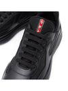 America's Cup Leather Low Top Sneakers Black - PRADA - BALAAN 8