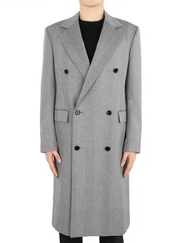 Men s Check Long Coat Gray IT40407E ITC61607 930 271968 1056193 - RVR LARDINI - BALAAN 1