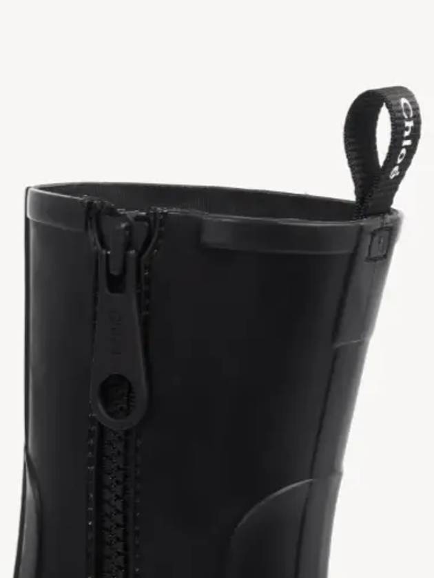 Betty Chunky Sole Rain Boots Black - CHLOE - BALAAN 3