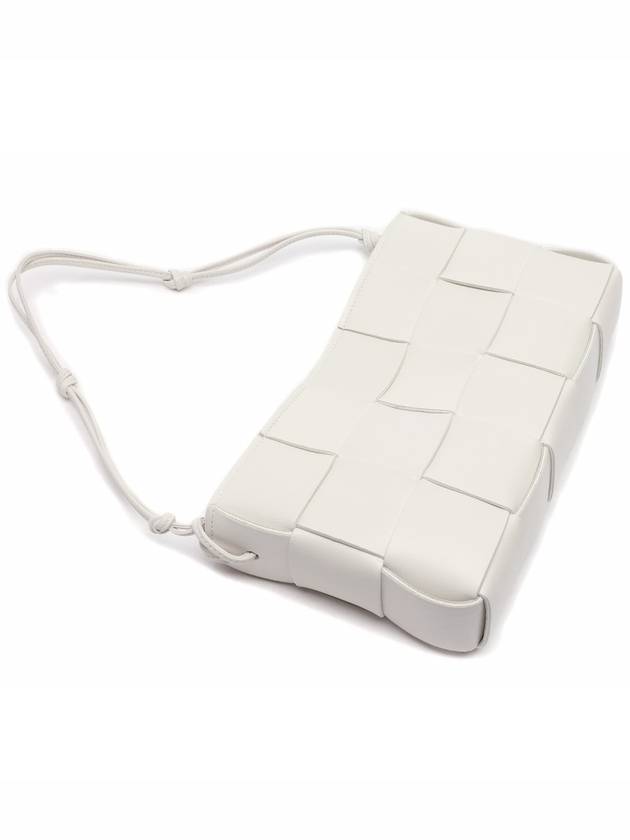 Cassette Strap Shoulder Bag Chalk White - BOTTEGA VENETA - BALAAN 6