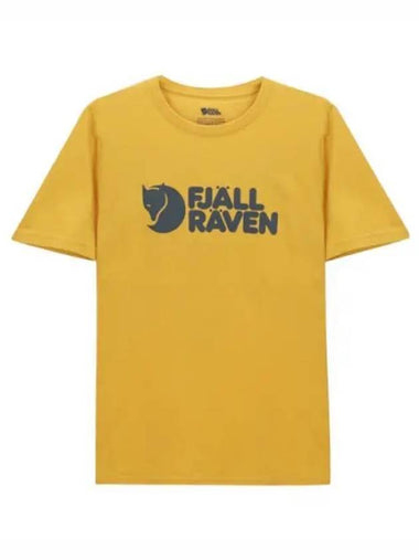 Men s Logo T Shirt Ocher - FJALL RAVEN - BALAAN 1