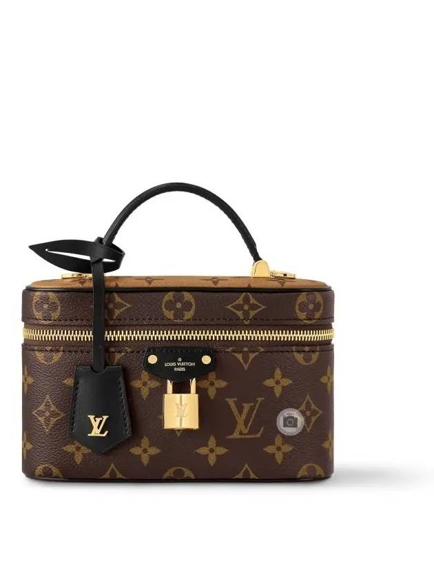 Vanity Monogram Canvas Chain Pouch Bag Brown - LOUIS VUITTON - BALAAN 5