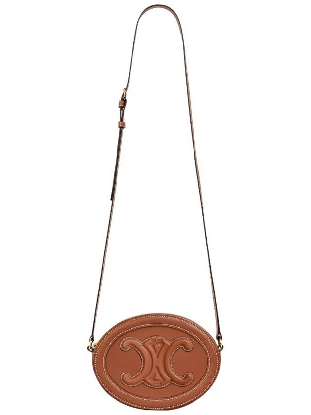 Cuir Triomphe Calfskin Cross Bag Tan - CELINE - BALAAN 7