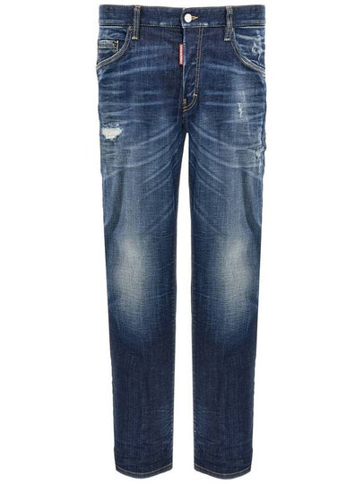 Skater Skinny Cut Jeans Blue - DSQUARED2 - BALAAN 2