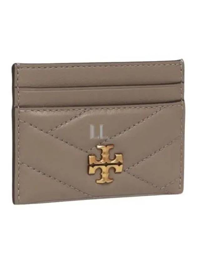 Kira Chevron Logo Card Wallet Grey - TORY BURCH - BALAAN 2