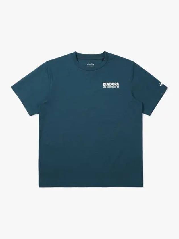 Diadora AIRTEX Graphic T Shirt TURQUOISE - DIADORA - BALAAN 1