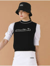 Brushed fever color combination vest BLACK - MONBIRDIE GOLF - BALAAN 7