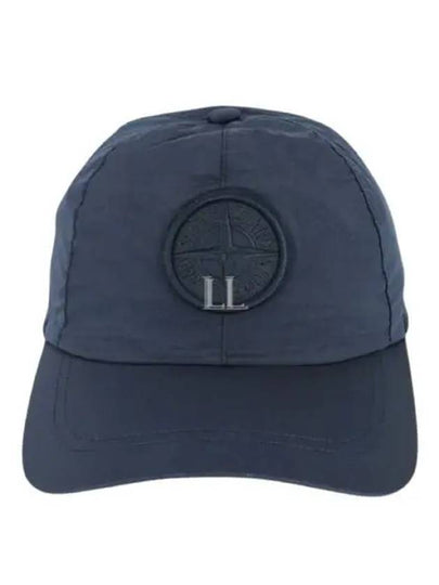 Logo Nylon Metal 6-Panel Ball Cap Navy - STONE ISLAND - BALAAN 2