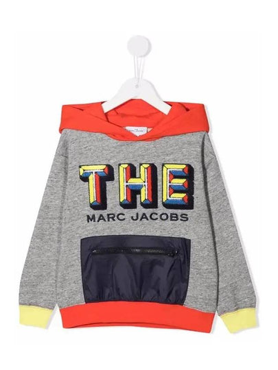 Kids Color Block Logo Hoodie Multi W25522 A35 - MARC JACOBS - BALAAN 2