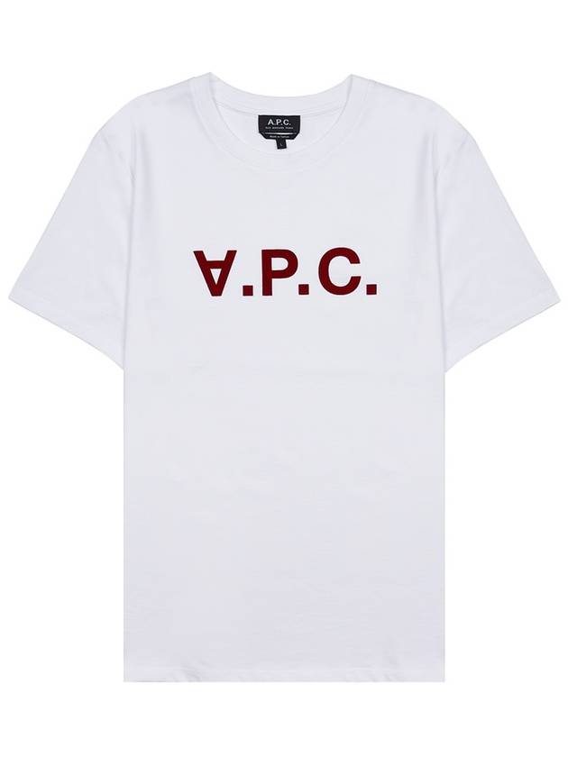 VPC Logo Organic Cotton Short Sleeve T-Shirt White - A.P.C. - BALAAN 10