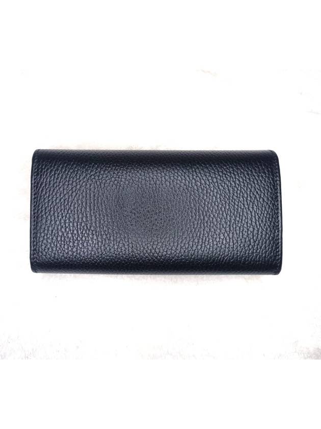 GG Interlocking Long Wallet Black - GUCCI - BALAAN 3