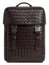 Intrecciato Flap Backpack Matt Fondant - BOTTEGA VENETA - BALAAN 2