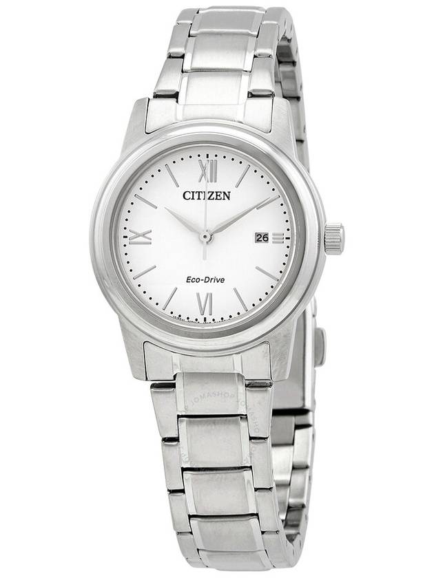 Citizen Eco-Drive White Dial Ladies Watch FE1220-89A - CITIZEN - BALAAN 1