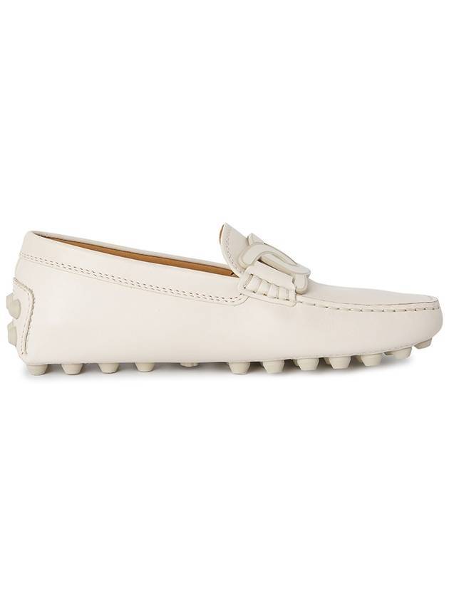 Kate Gommino Bubble Leather Driving Shoes Ivory - TOD'S - BALAAN 1