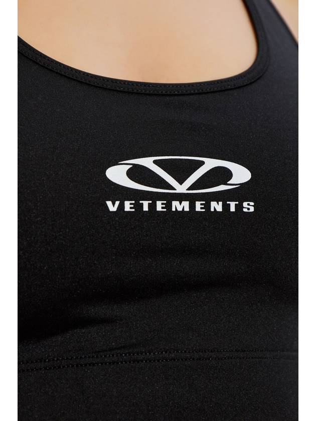 VETEMENTS Strappy Training Top, Women's, Black - VETEMENTS - BALAAN 5