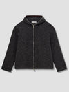 Rib Wool Hooded Cardigan Grey - OUR LEGACY - BALAAN 2