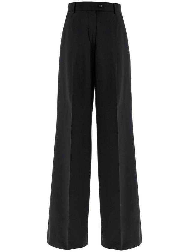 Bella oversized stretch wool wide pants black - MAX MARA SPORTMAX - BALAAN 2