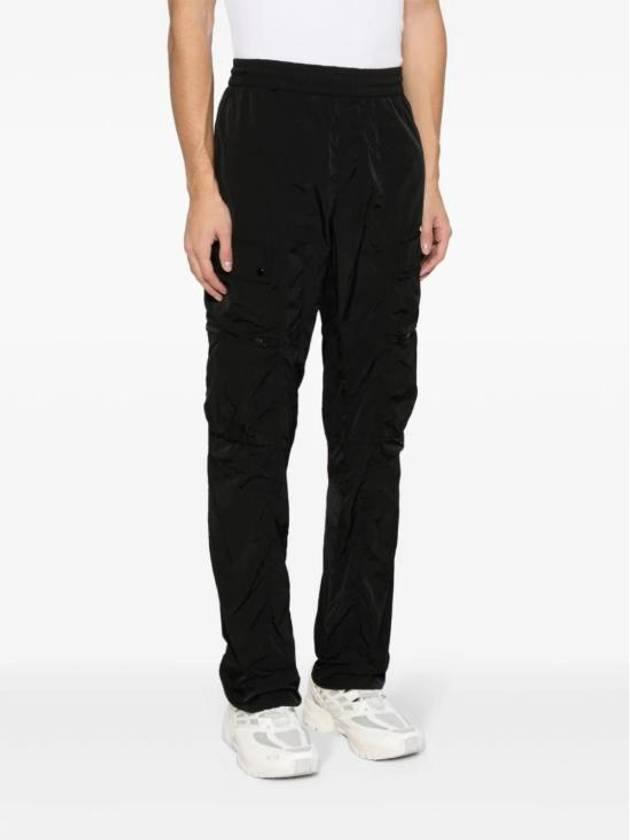 Chrome-R Regular Utility Straight Pants Black - CP COMPANY - BALAAN 4