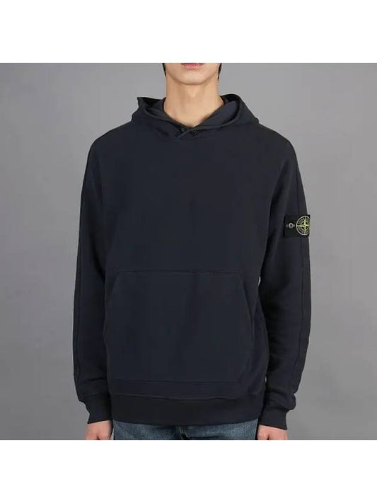 Compass Logo Patch Hoodie Navy - STONE ISLAND - BALAAN 2