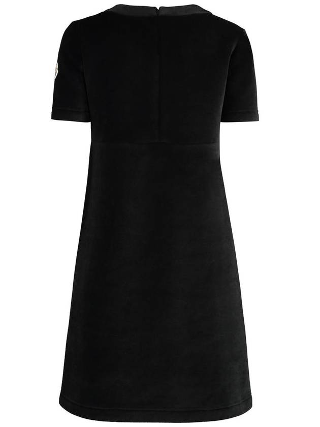 Moncler Velvet Dress - MONCLER - BALAAN 3