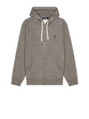 Classic Embroidered Logo Zip Up Hoodie Grey - POLO RALPH LAUREN - BALAAN 2