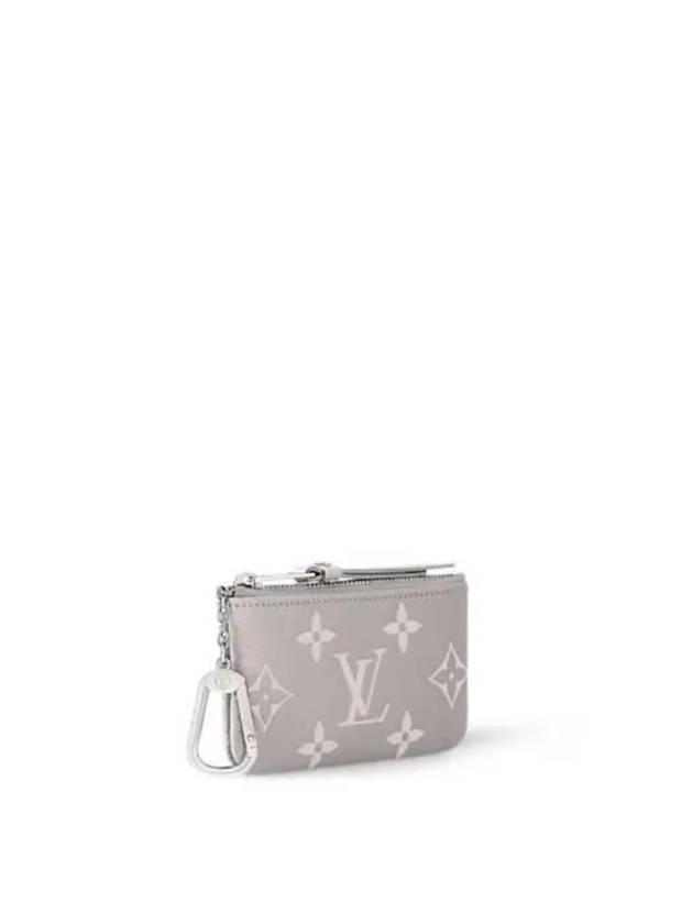 Monogram Empreinte Key Pouch Bag Grey - LOUIS VUITTON - BALAAN 4