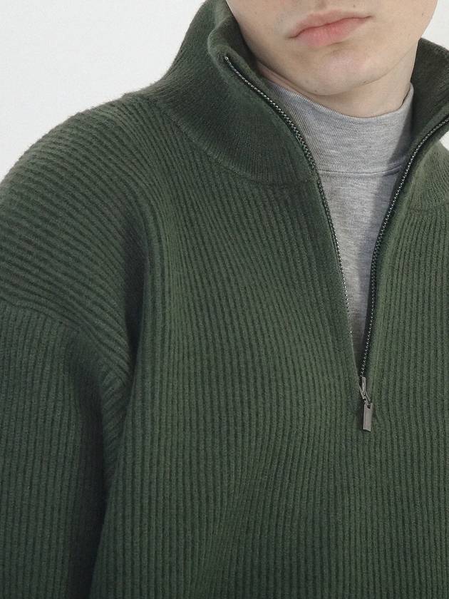 Modal Knit Half Zip up Green - CHANCE'S NOI - BALAAN 3