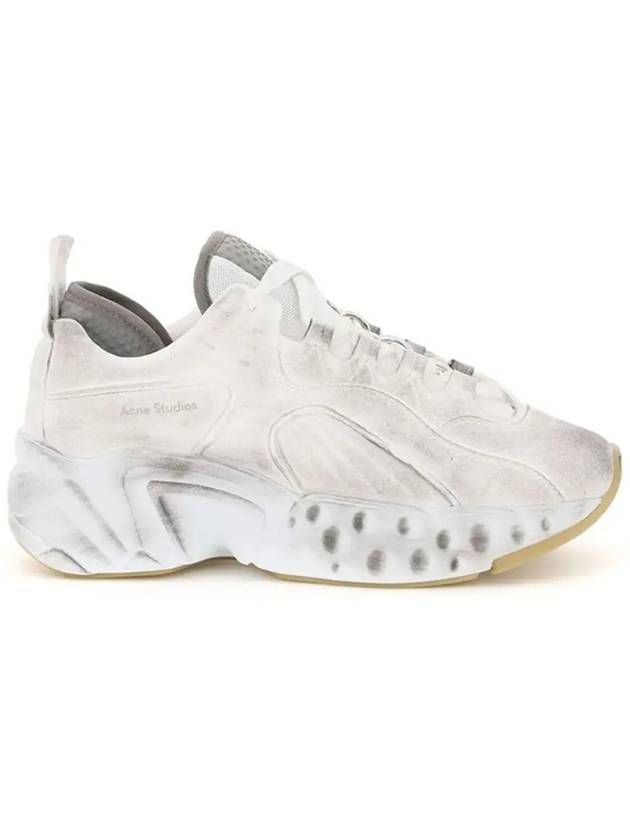 Rockaway Dirty Low Top Sneakers White - ACNE STUDIOS - BALAAN 3