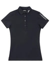 Women's Tour Tech Golf Polo Black - J.LINDEBERG - BALAAN 3