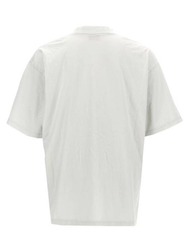 Logo Print Cotton Short Sleeve T-Shirt White - BALENCIAGA - BALAAN 3