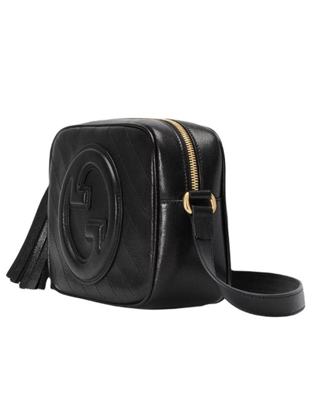 Blondie Small Leather Shoulder Bag Black - GUCCI - BALAAN 3