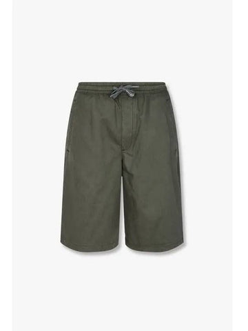 Men s Lyocell Blend Banding Shorts Green - ARMANI EXCHANGE - BALAAN 1