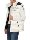 Marsh Hooded Padded Down Vest White - MONCLER - BALAAN 7