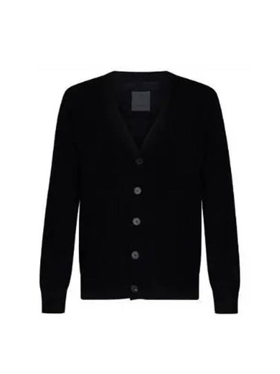 Archetype Logo Cardigan Black - GIVENCHY - BALAAN 2