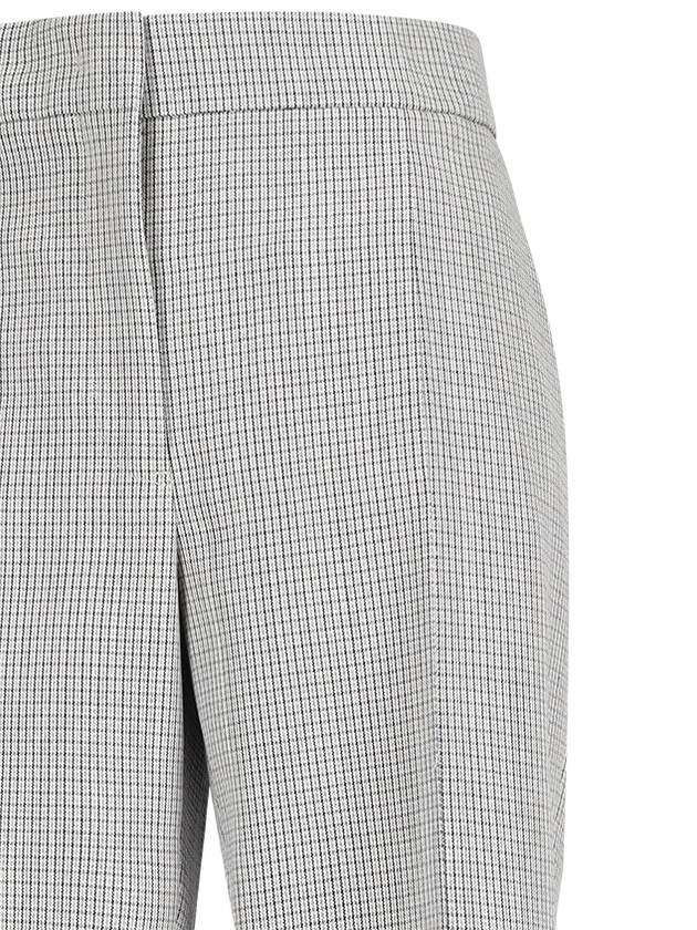 CHECKED TAILORED TROUSERS - JIL SANDER - BALAAN 3