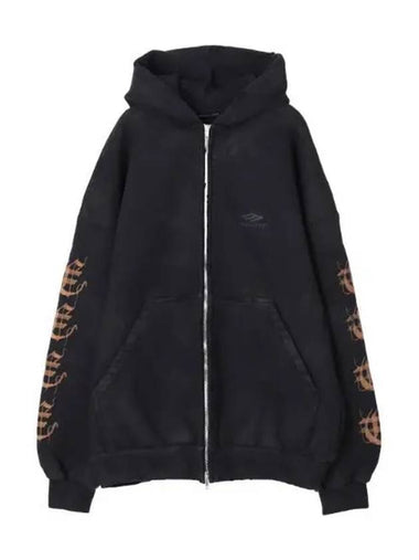 Oversized hooded zip up men - BALENCIAGA - BALAAN 1